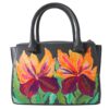 Hand painted bag - premium leather